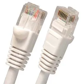 0.5Ft Cat6 UTP Ethernet Network Booted Cable White