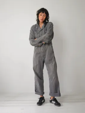 1950's Thrashed Stone Cutter Coveralls