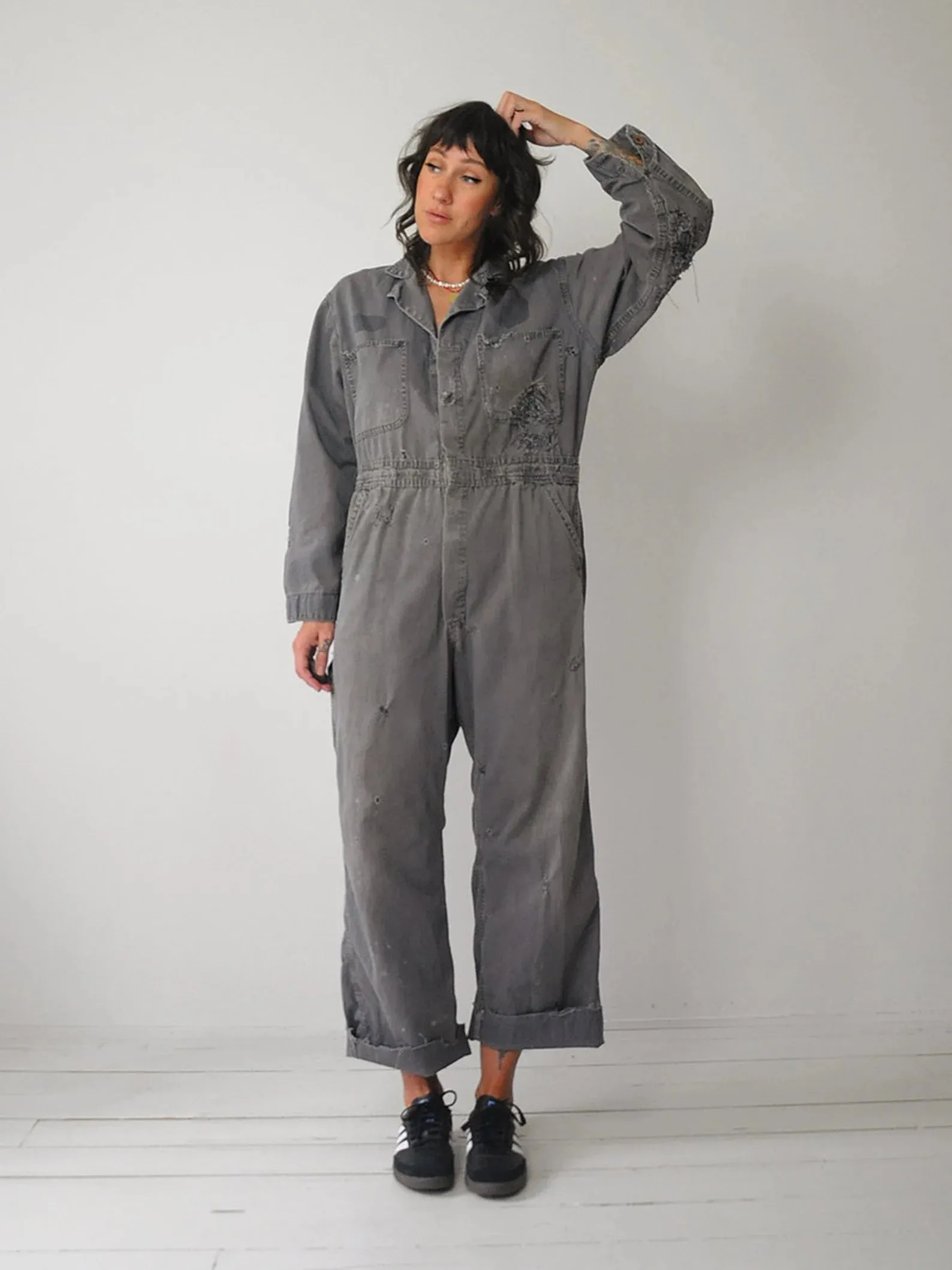 1950's Thrashed Stone Cutter Coveralls