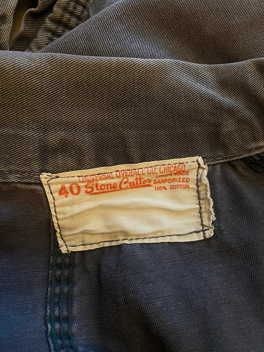 1950's Thrashed Stone Cutter Coveralls