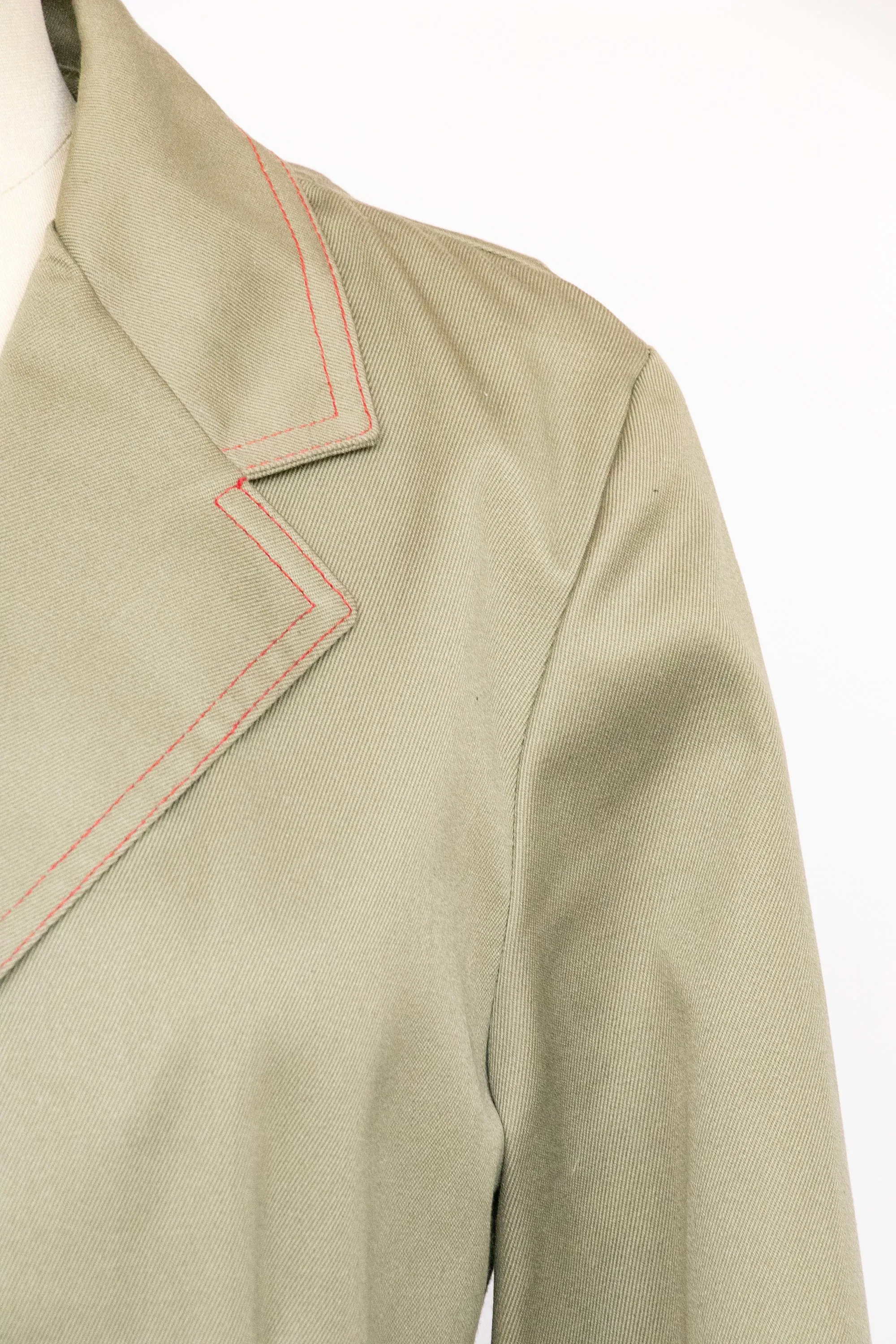 1970s Blazer Green Equestrian Jacket M