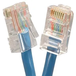 1Ft Cat6 UTP Ethernet Network Non Booted Cable Blue