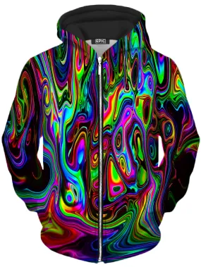 Acid Drop Unisex Zip-Up Hoodie