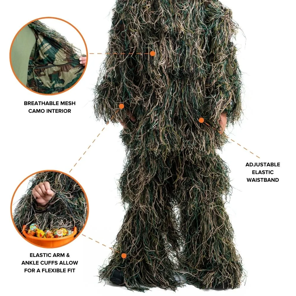 Arcturus Ultra-light Woodland Ghillie Suit - Kids