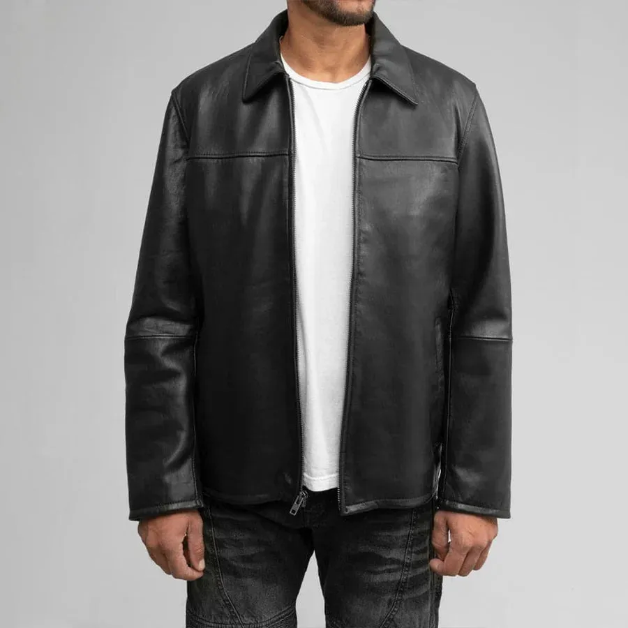 Black Leather "Anderson" Jacket