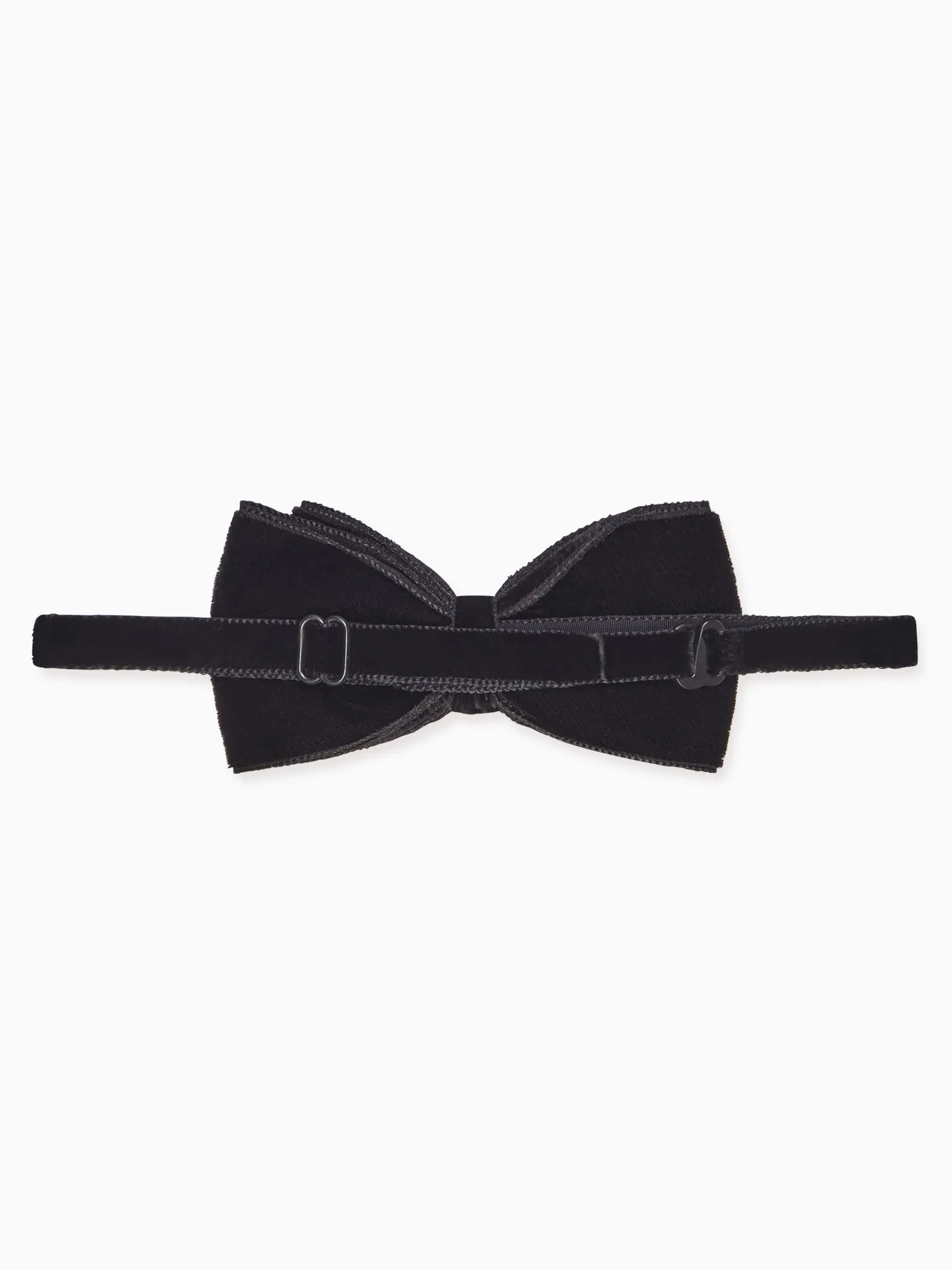 Black Velvet Boy Bow Tie