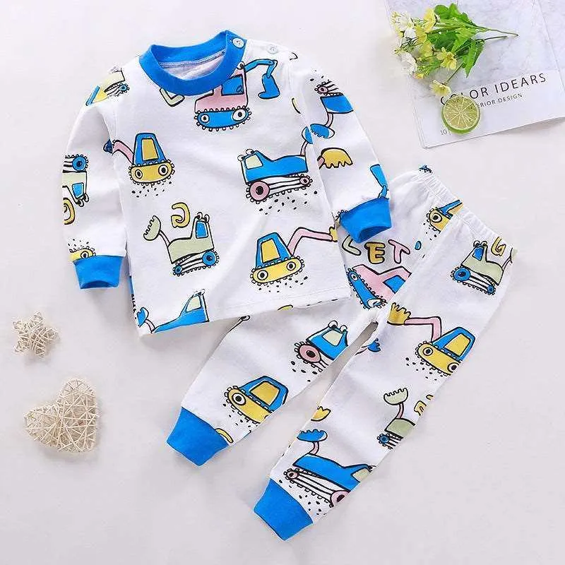 Boys And Girls Children's Cotton Children Pajamas