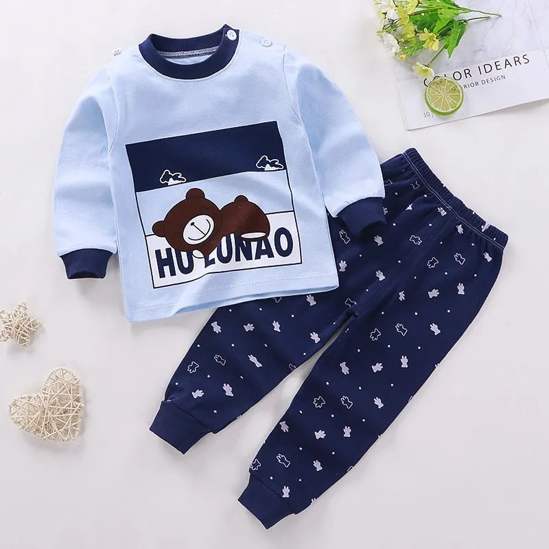 Boys And Girls Children's Cotton Children Pajamas