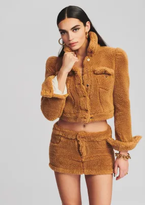 Brie Teddy Jacket