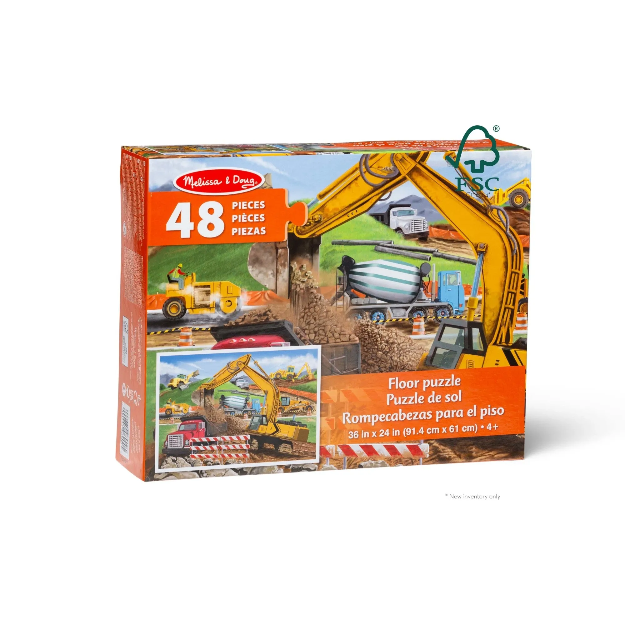 Building Site Floor Puzzle - 48 Pieces