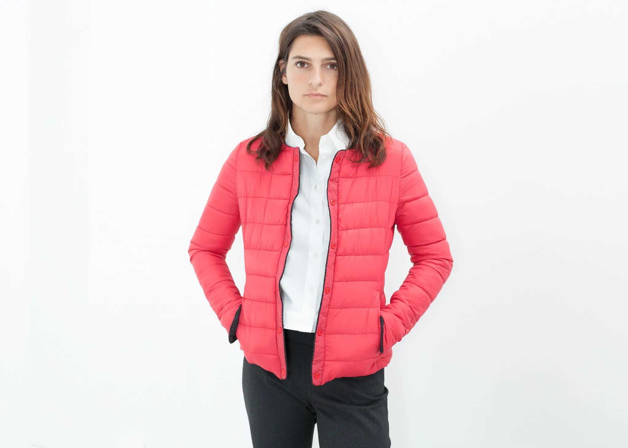 Camelia Reversible Jacket in Black/Red