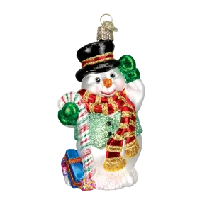 Candy Cane Snowman