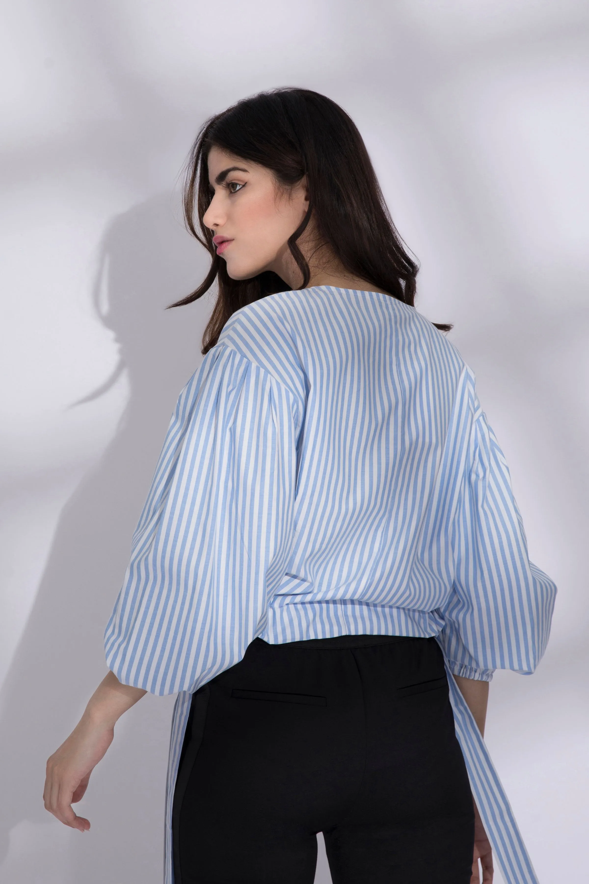 Cropped Stripe Top