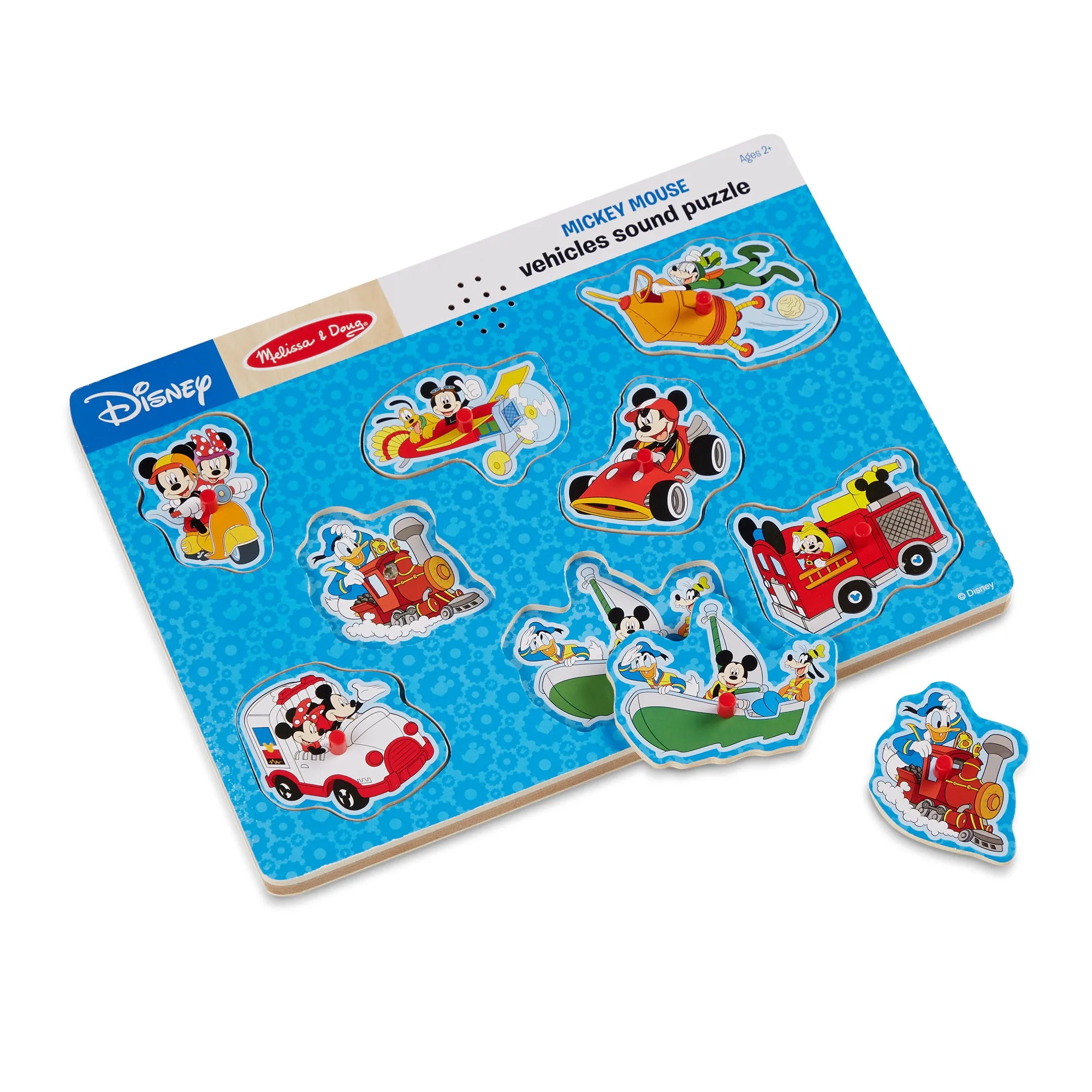 Disney Mickey Mouse & Friends Vehicles Sound Puzzle - 8 Pieces