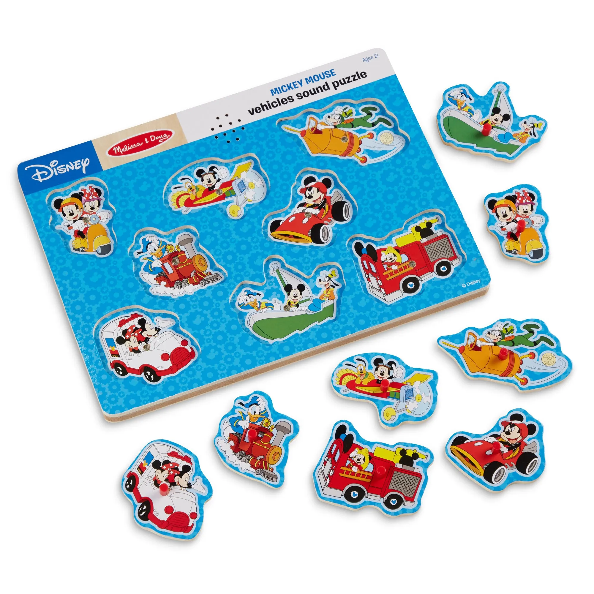 Disney Mickey Mouse & Friends Vehicles Sound Puzzle - 8 Pieces