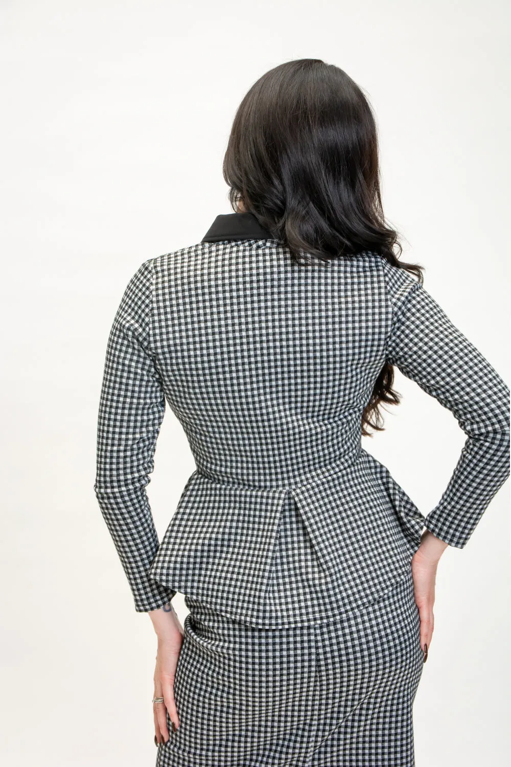 Diva Jacket - Black Gingham