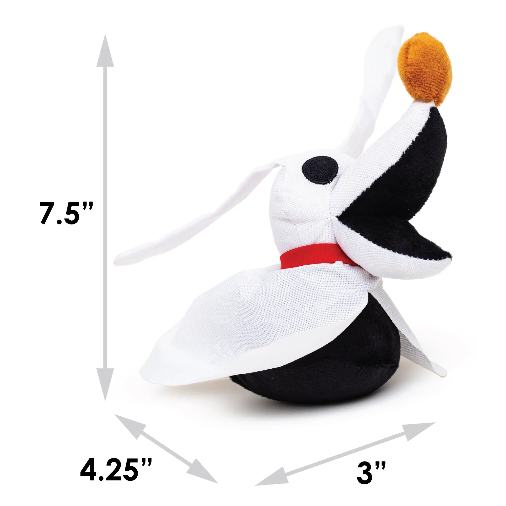 Dog Toy Squeaker Plush - The Nightmare Before Christmas Zero Pose by Buckle-Down