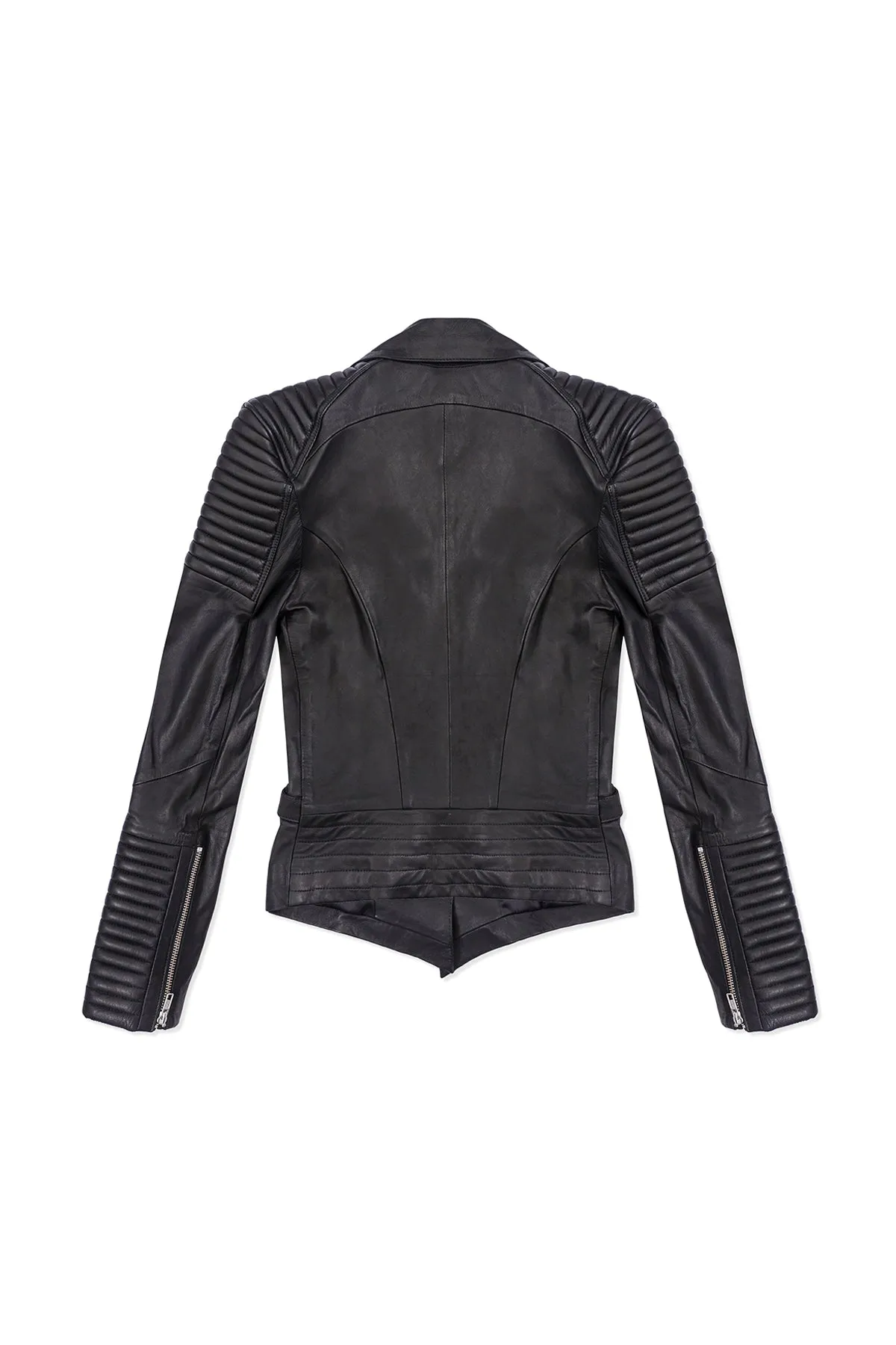 DRAPED MOTORCYCLE JACKET