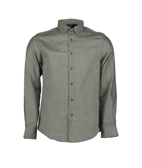 Erlac Archive Geo Print Shirt - Green