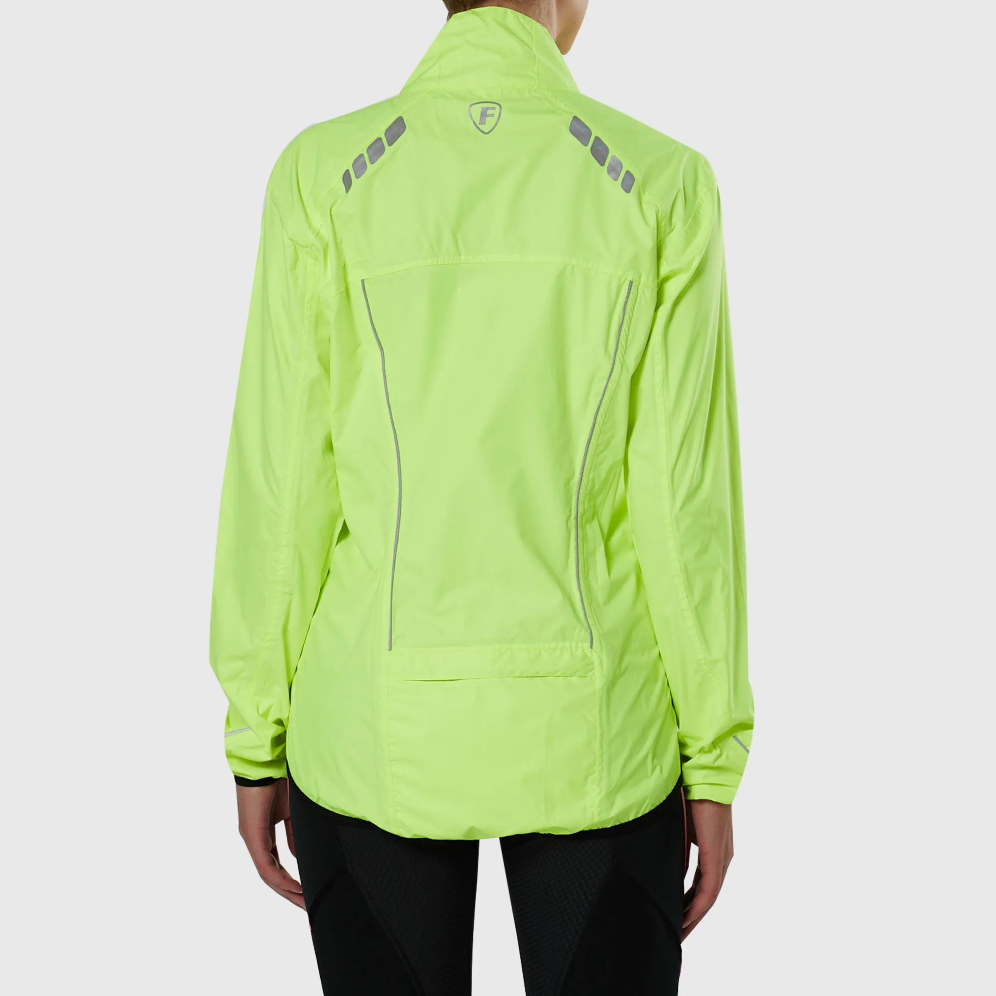 Fdx J20 Yellow Women's & Girl's Windproof & Waterproof Cycling Jacket