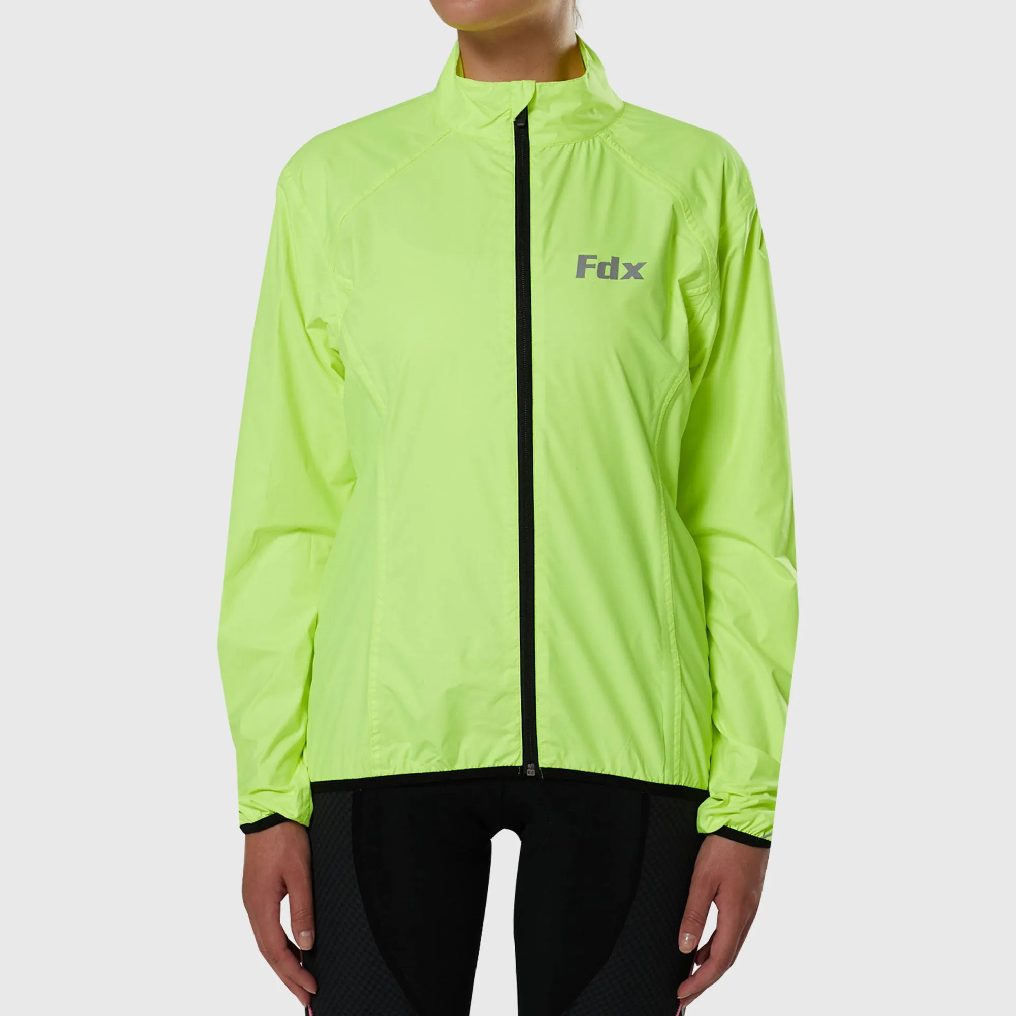 Fdx J20 Yellow Women's & Girl's Windproof & Waterproof Cycling Jacket