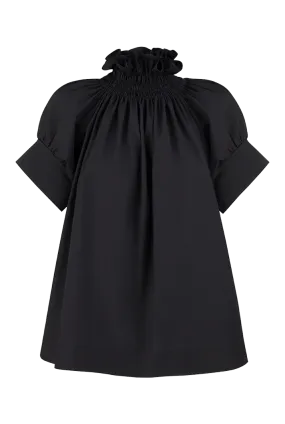 Franka Black Cotton Shirt