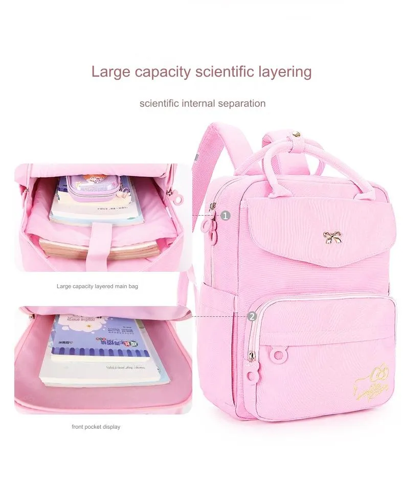 Hello Kitty Schoolbag Fashion Primary and Secondary School Student Backpack 4077