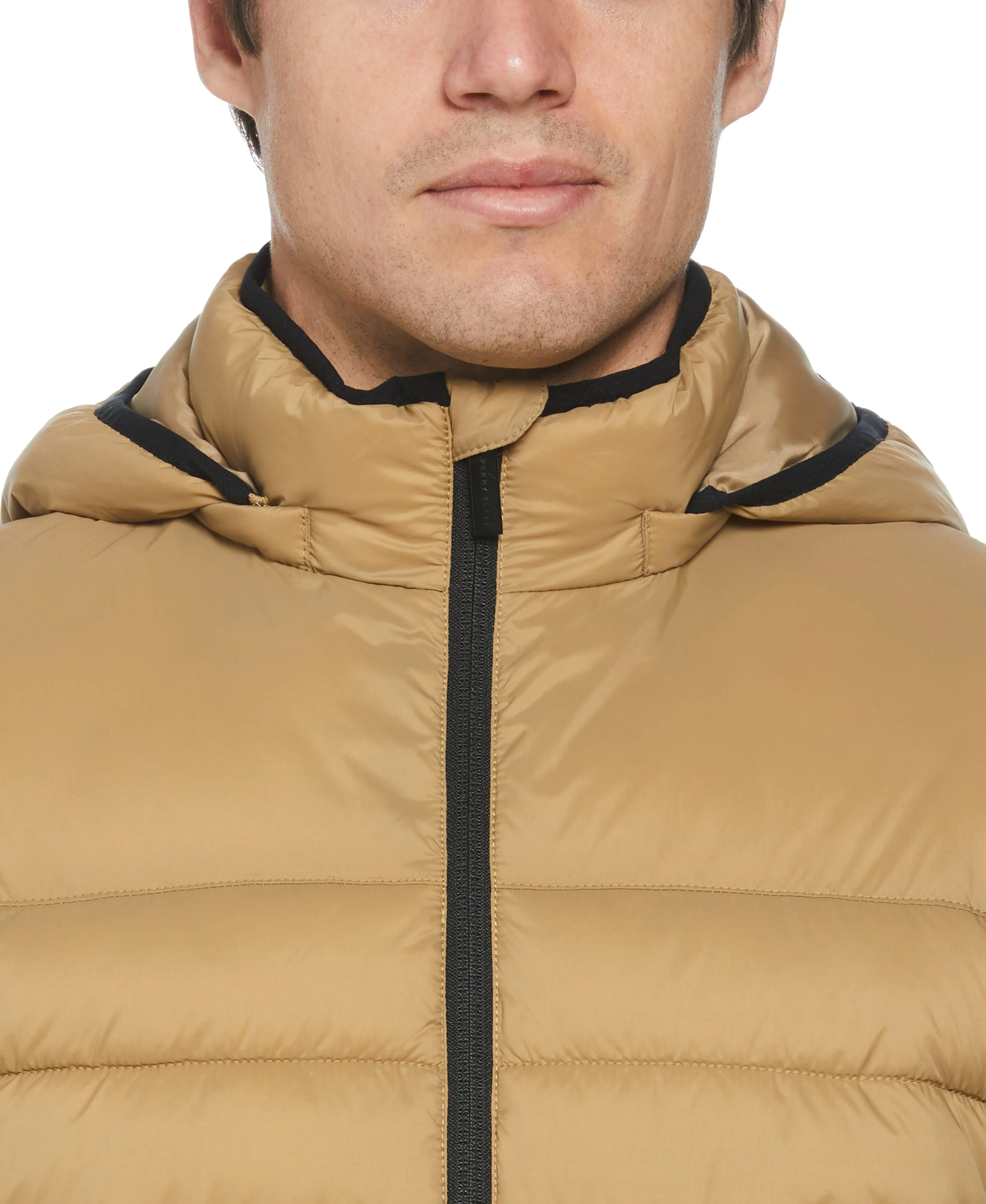 Lightweight Hooded Puffer Jacket