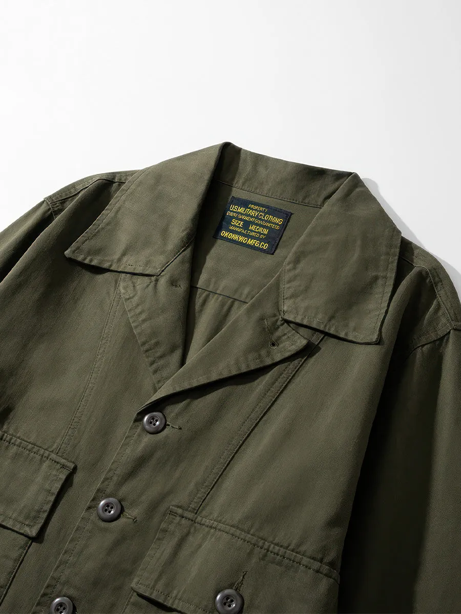 M43 HBT Cuban Collar Jacket