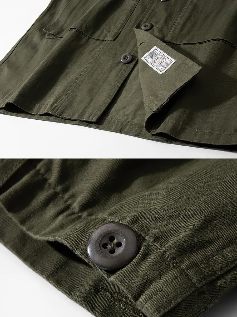 M43 HBT Cuban Collar Jacket