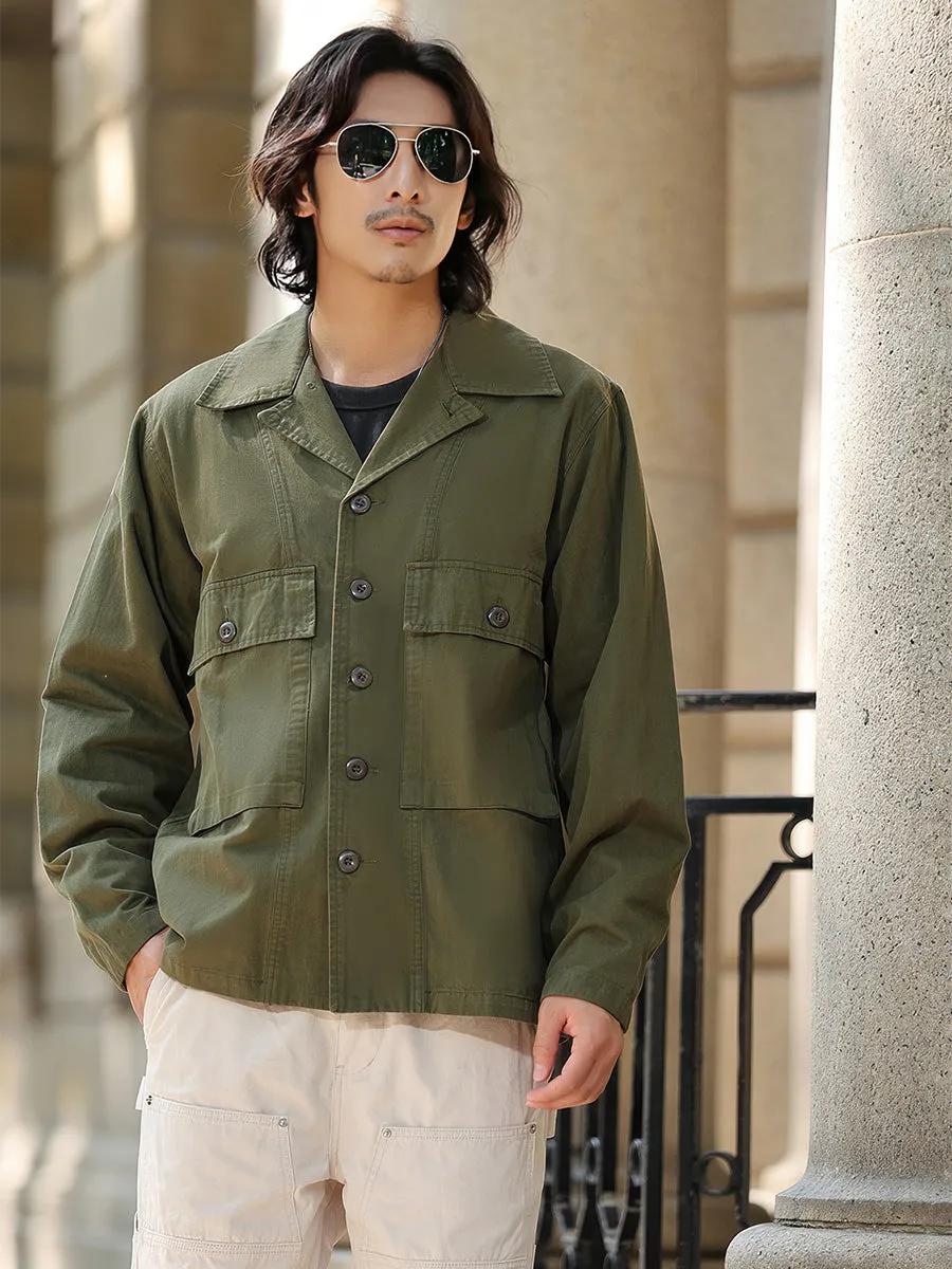 M43 HBT Cuban Collar Jacket