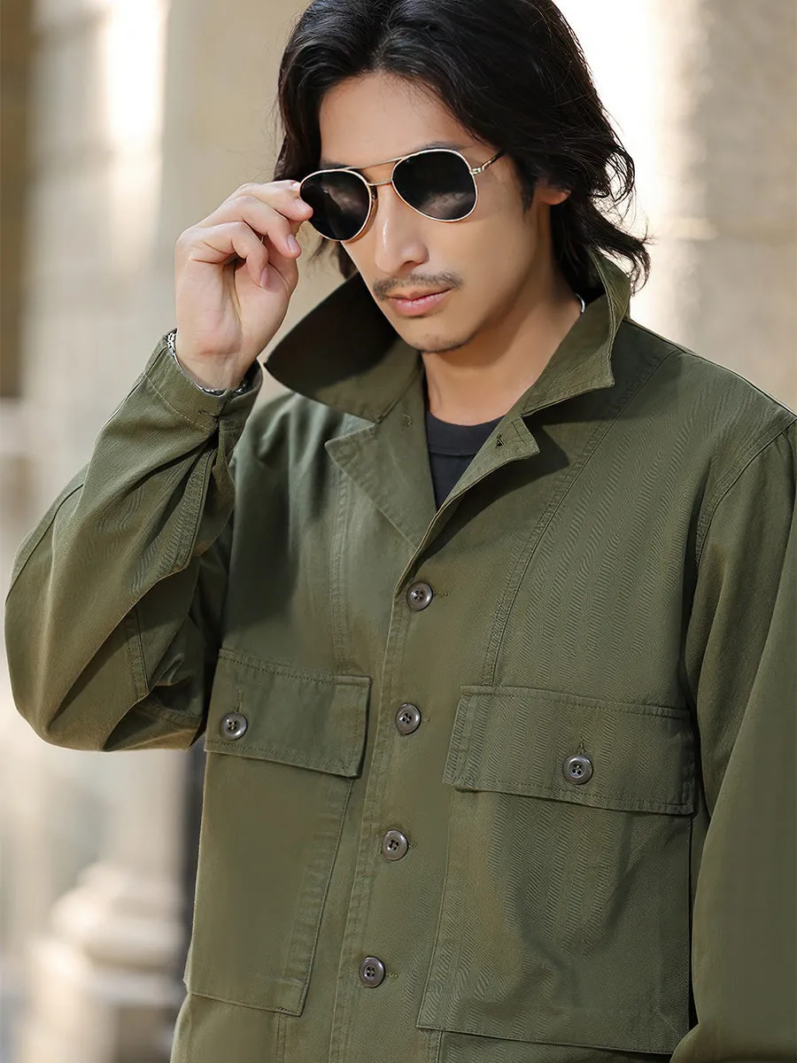 M43 HBT Cuban Collar Jacket