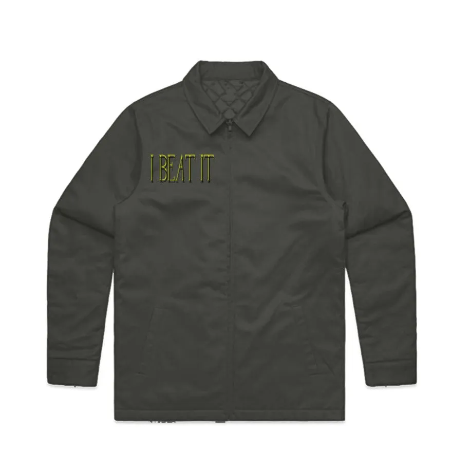 Men's Service Gray Jacket-Embroidered 3 Crusader IBT