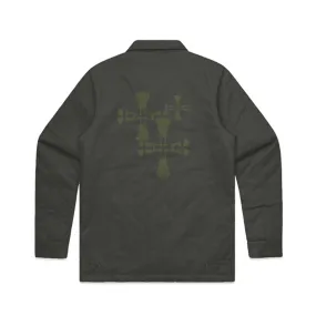 Men's Service Gray Jacket-Embroidered 3 Crusader IBT