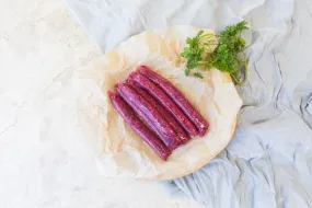 Organic Beef & Beetroot Sausages