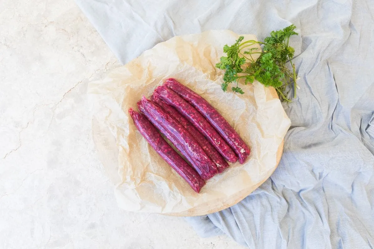 Organic Beef & Beetroot Sausages