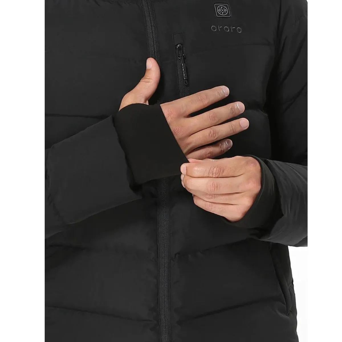 Ororo Mens Down Jacket - Black