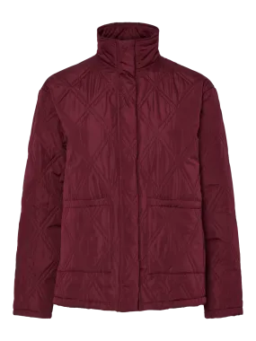 PCMISTA Quilted Jacket - Tawny Port