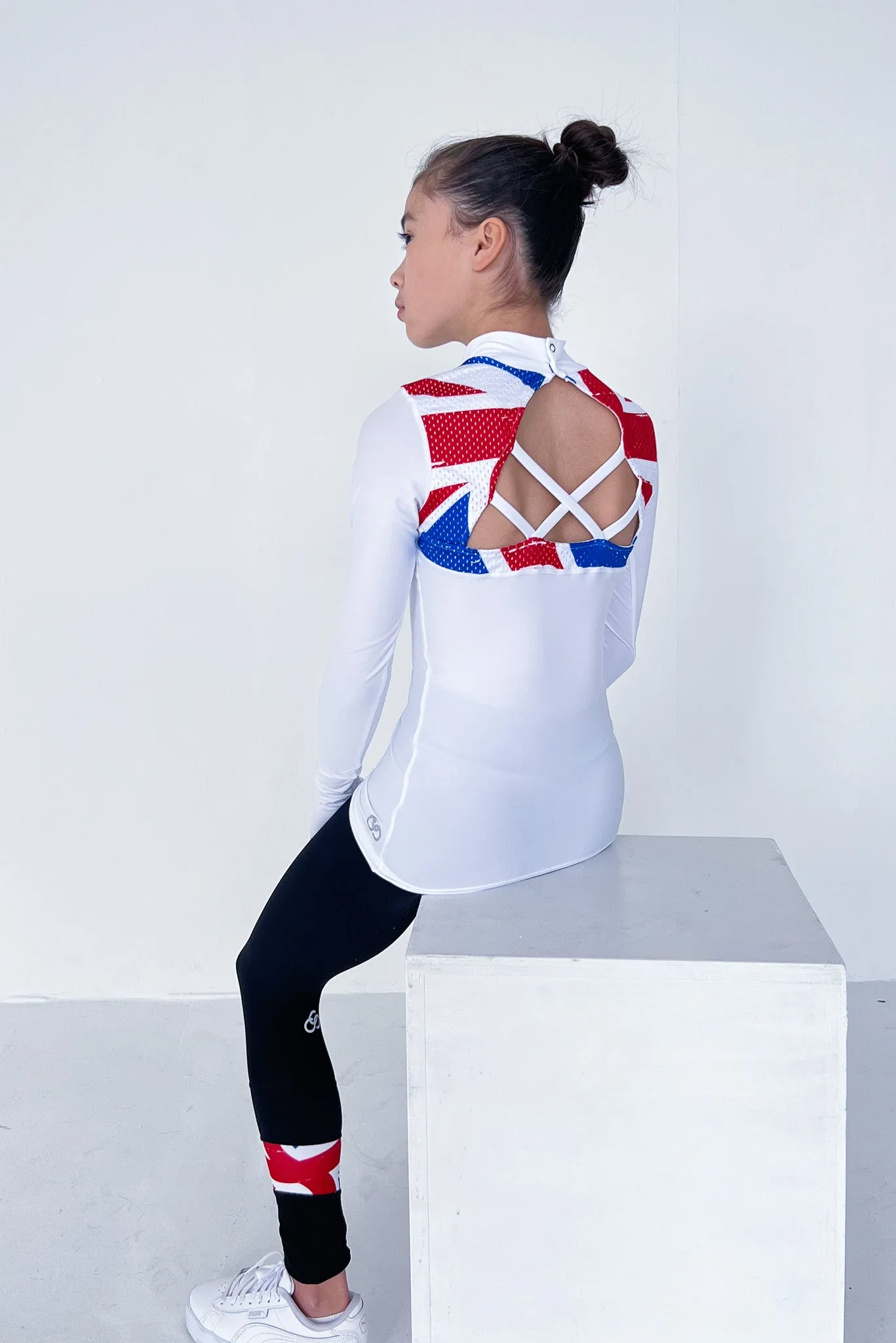 Royal Long-Sleeve Top in White