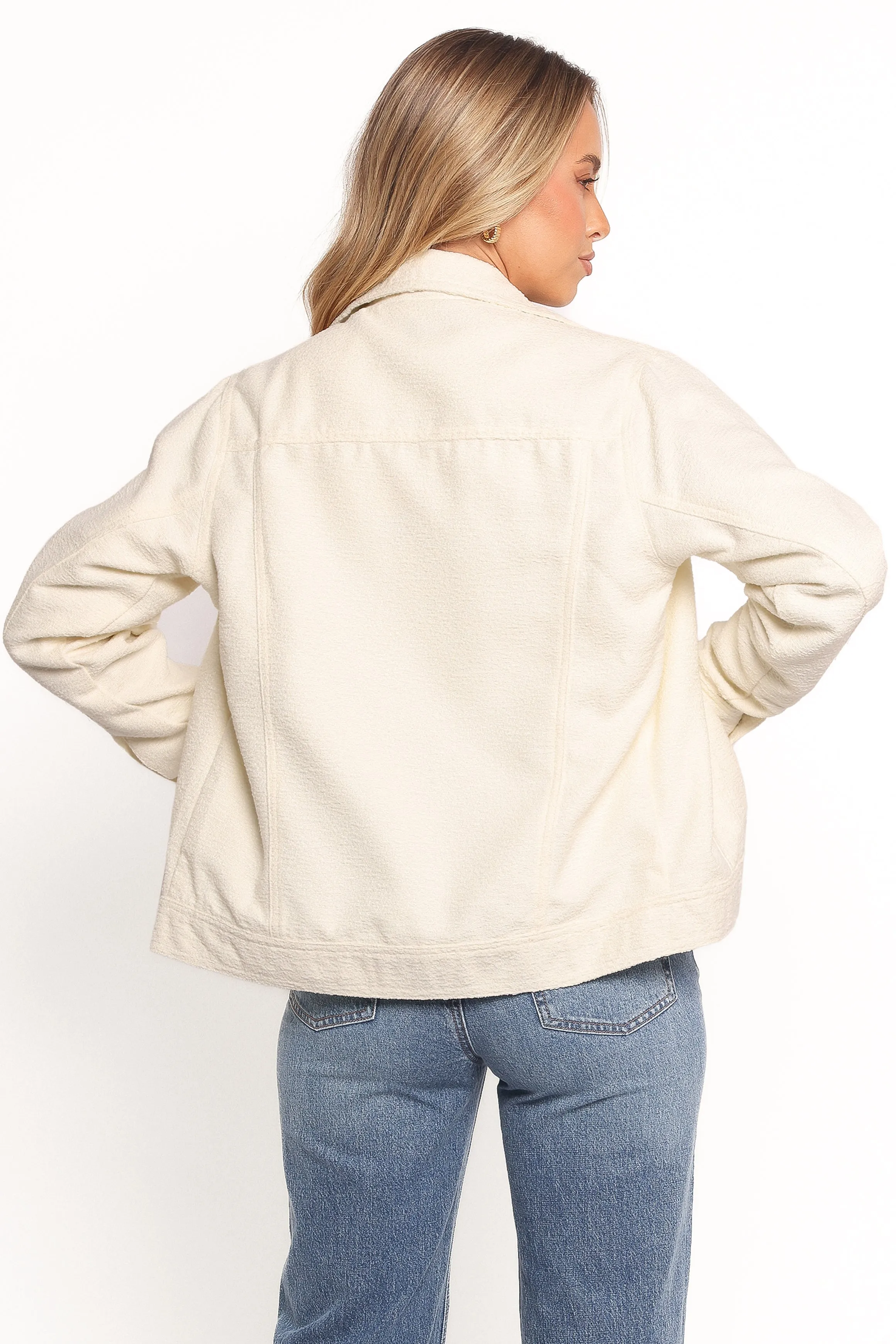 Sandy Boucle Jacket - White