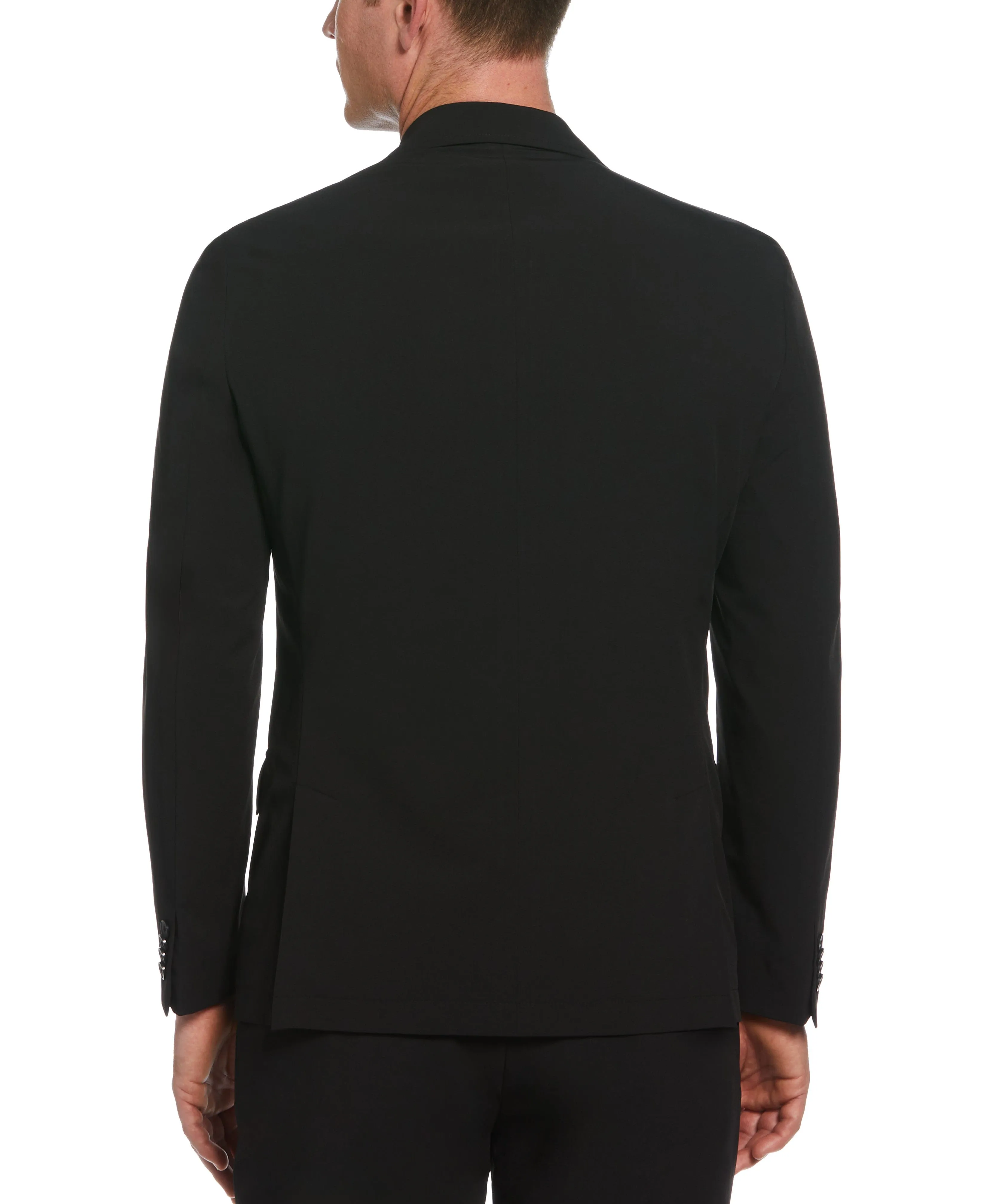 Slim Fit Black Tech Stretch Suit