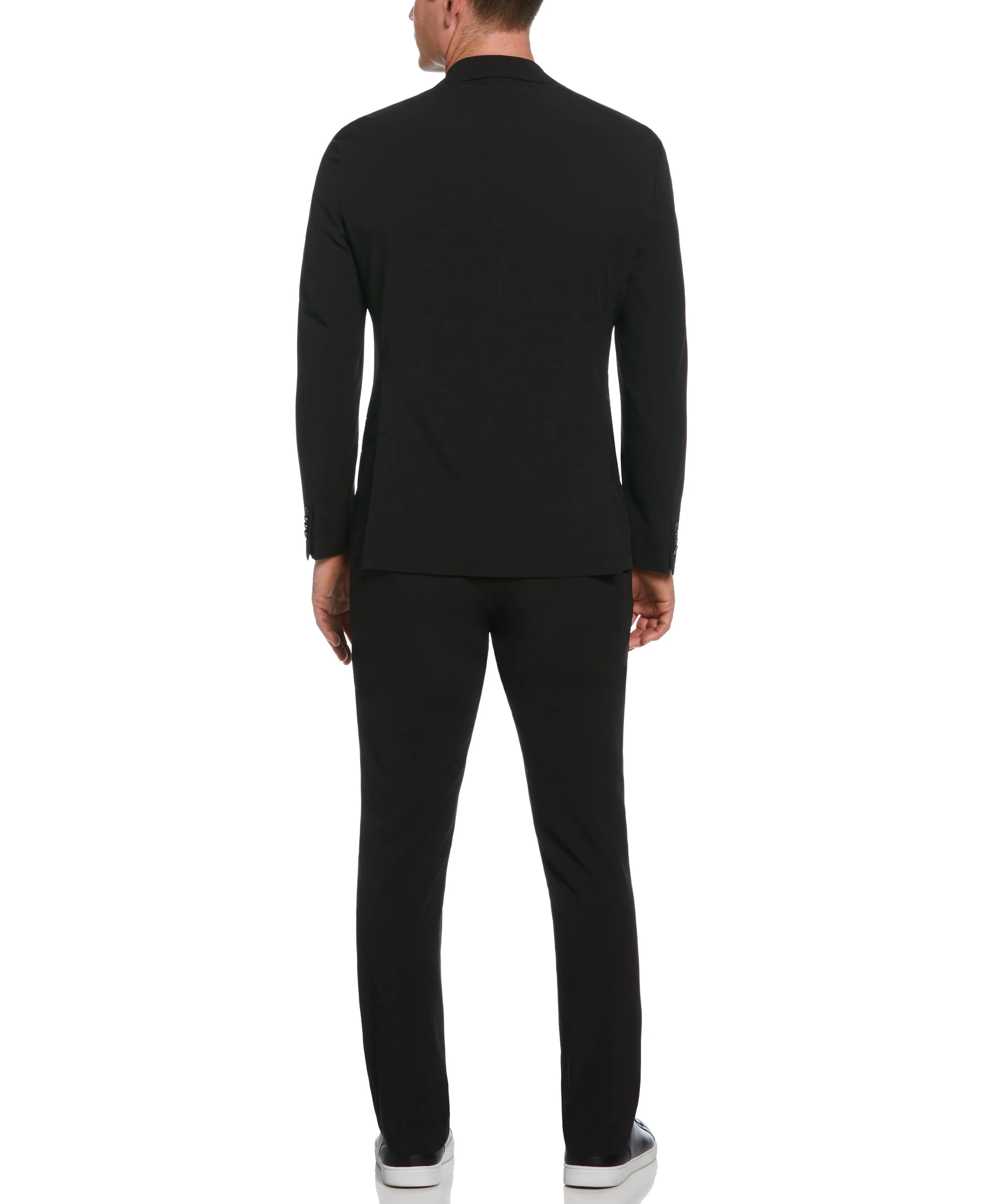 Slim Fit Black Tech Stretch Suit