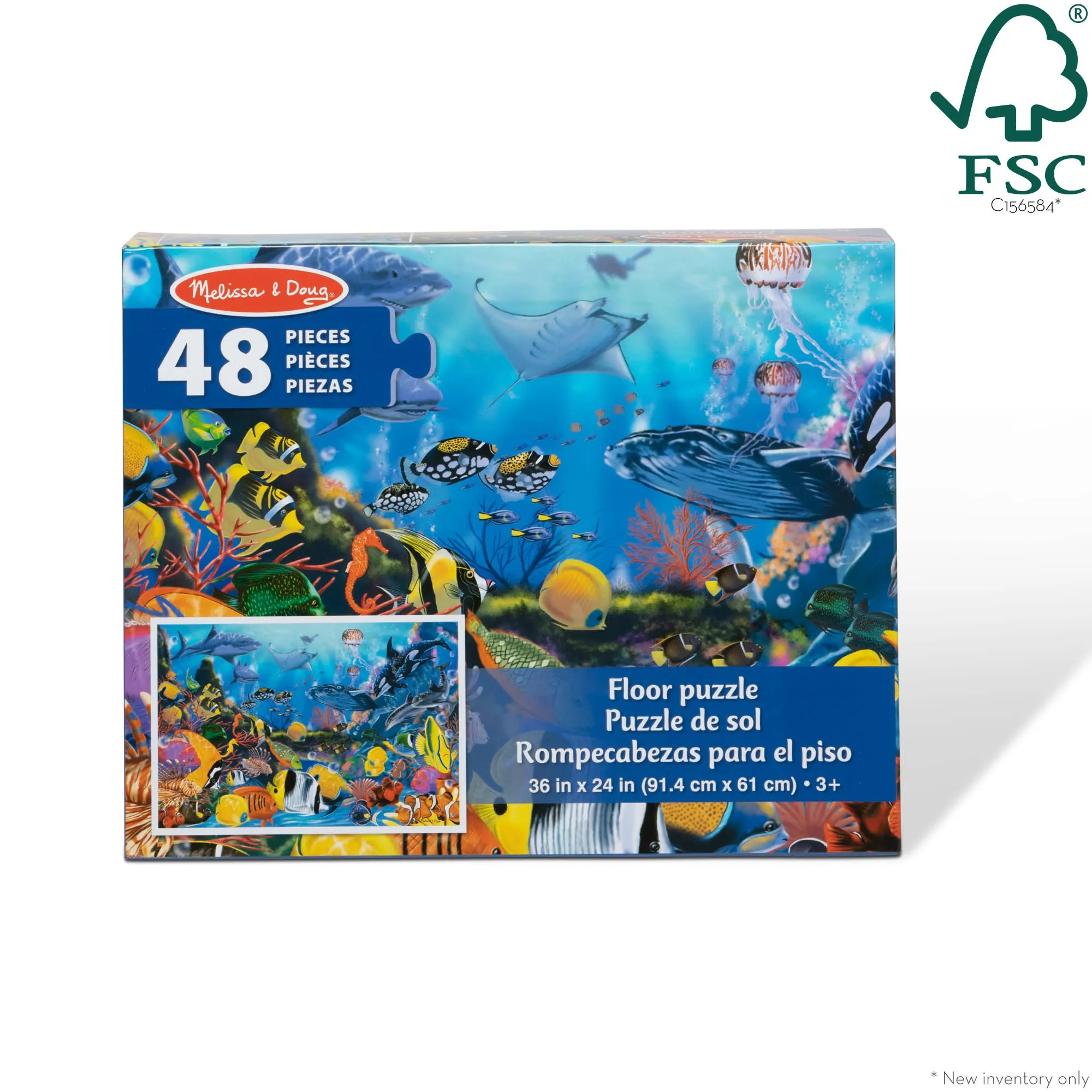 Underwater Floor Puzzle - 48 Pieces