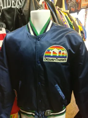 Vintage 80s DENVER NUGGETS NBA Starter Nylon Jacket L