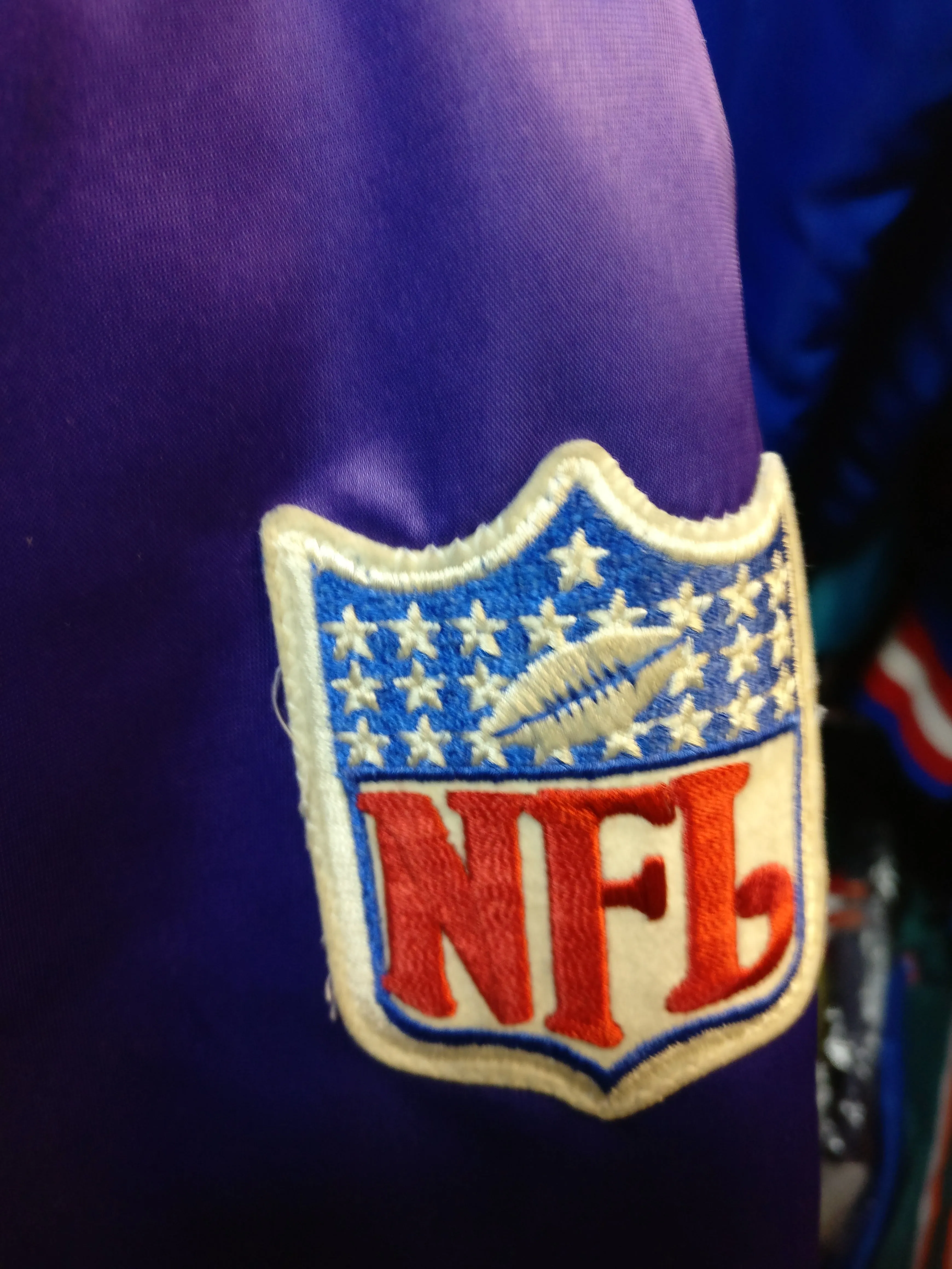 Vintage 90s MINNESOTA VIKINGS NFL Starter Nylon Jacket M