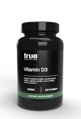 Vitamin D3 5000IU Softgels (120 Softgels)