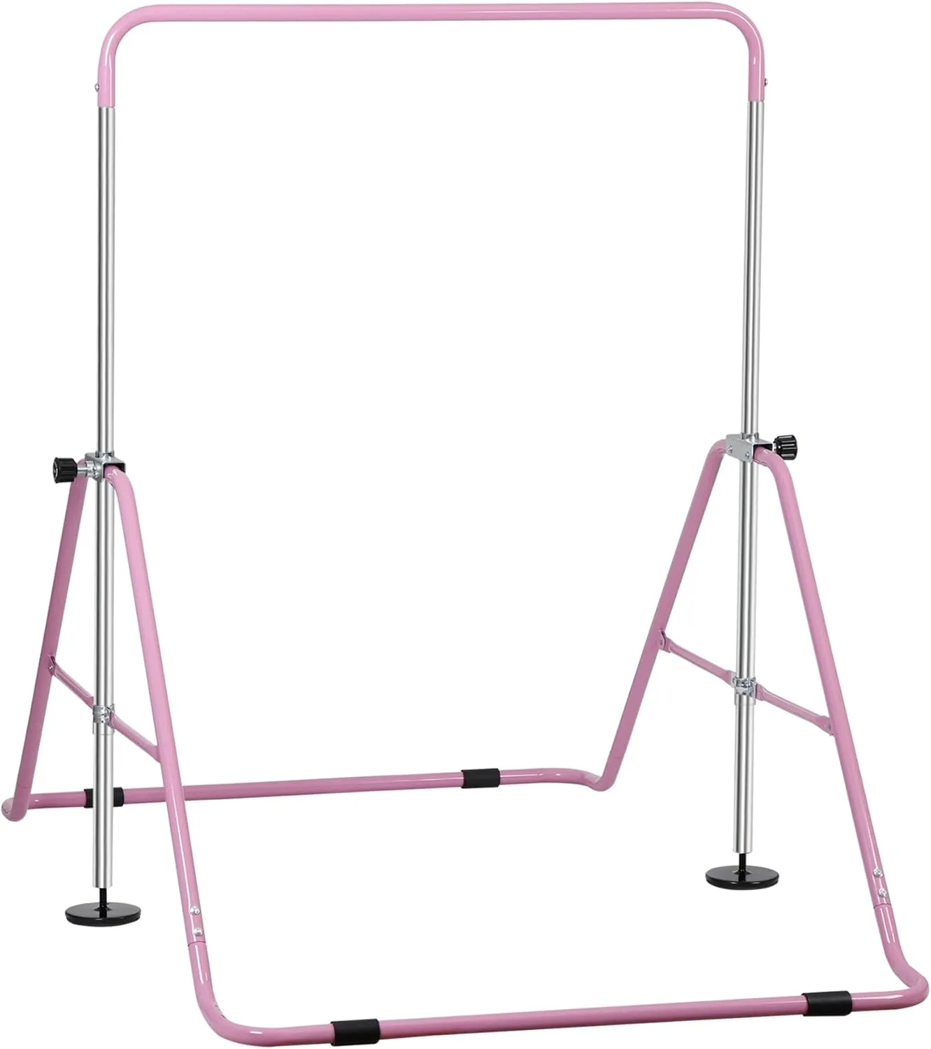 ZENY™ Gymnastics Bar for Kids, Height Adjustable Junior Training Kip Bar for Home, Folding Gymnastic Horizontal Bars Equipment